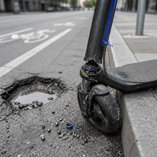 What Pothole Damage Looks Like Inside Your E-Scooter: Stem Stress, Bearings and What Fails Next