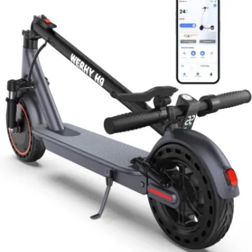 WERHY H9 Electric Scooter Review: a fast, foldable 22 mph commuter with dual suspension
