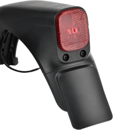 Insurance Plate Base for Nine-bot MAX G3 Electric Scooter Rear Fender License Reflective Shell Plastic Accessories