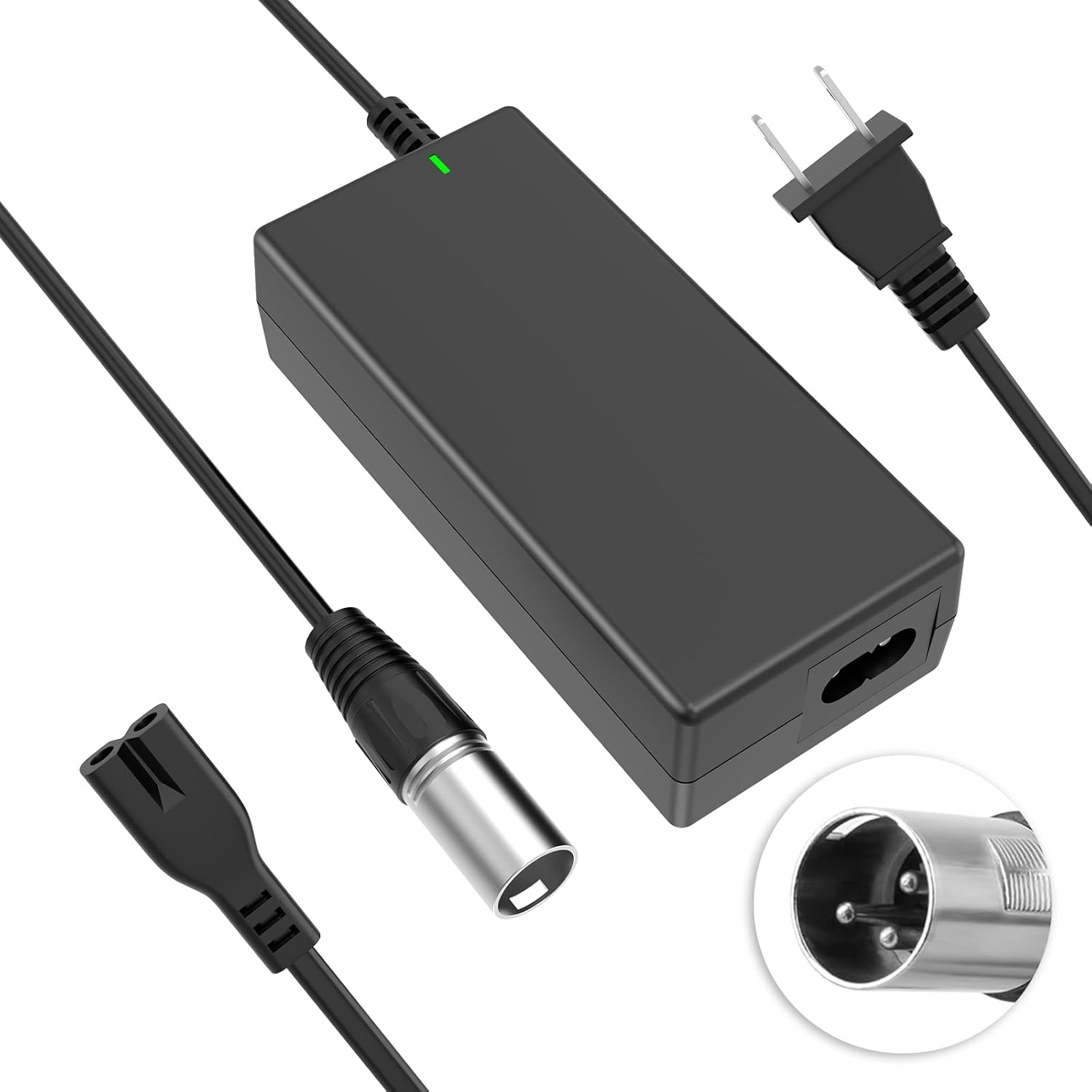 29V 2A for 24V 2A Scooter Battery Charger for Golden Buzzaround Lite, Jazzy Power Chair,Pride Hoveround Mobility,Schwinn S300 S350 S400 S500 S650,Ezip 400 500 650 750 900 Mountain Trailz,Shoprider