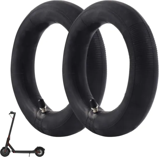 AR-PRO (2 Pack) 8.5'' x 2" Inner Tubes Compatible with for Xiaomi M365, Gotrax 50/75-6.1 Electric and Gas Scooters, Pocket Bikes, Mobility Scooters - Extra Thick 2.0mm Butyl Rubber 8.5x2" (TR4A) Extra Thick Tube