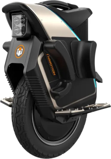 INMOTION V12S City Commuter Electric Unicycle - Upgraded 120km Range EUC with 4.3" Touchscreen & Anti-Theft Alarm, 90mm Suspension for Potholes - UL2272 Certified, IPX6 Waterproof Electric Unicycle for Urban Riding