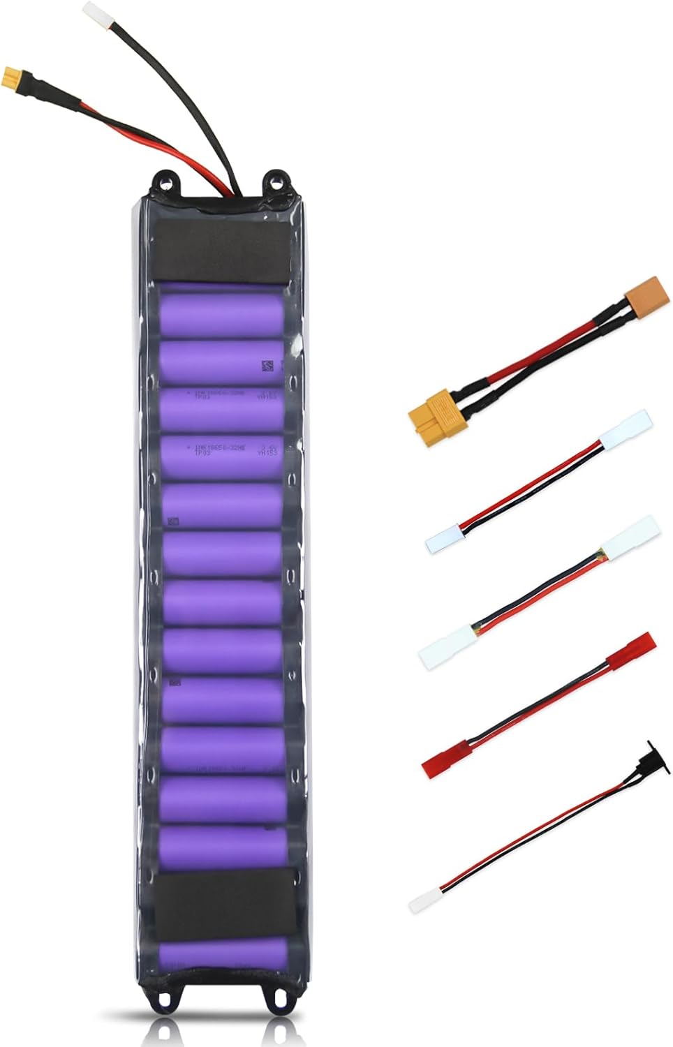 COASTA M365 Scooter Battery,36v 7800mAH Rechargeable Electric Scooter Battery Replacement Pack with/Without Communication Interface for Xiaomi 8.5" M365 Scooter Original or Imitation, Extra Adapters 10.4Ah For Xiaomi Imitation M365 Scooter