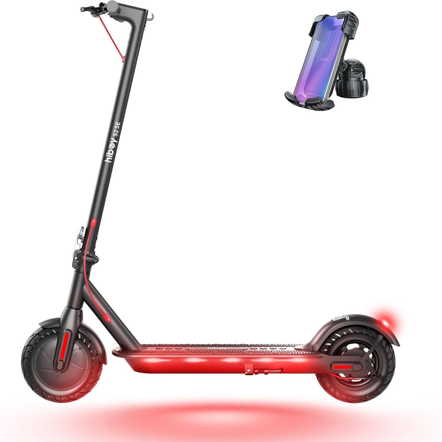 Electric Scooter, 350W–810W Motor, 8.5"-16" Tires, 19/25 MPH Top Speed, Long Range 17–38 Miles, Commuter Electric Scooter for Adults with Dual Braking System S2 SE-430W/19MPH/17Mi/10"