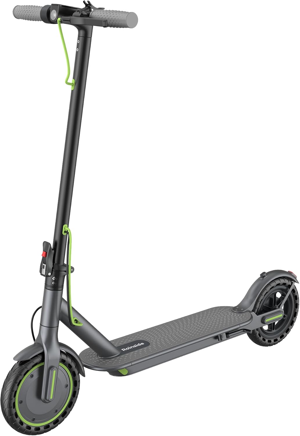 Electric Scooter - 8.5"/10'' Solid Tires, 350W/500W Motor, Up to 19-22MPH and 21-24Miles Long-Range Portable Commuting Scooter for Adults with Double Braking System and App 350W 8.5'' 15Miles Green