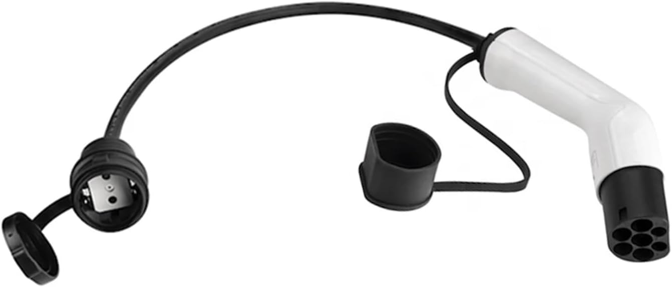 Ev Charging Adapter Type 2 EV Adapter 16 A for Electric Bicycle Scooter Motorbike Charge from Public Charging Stations