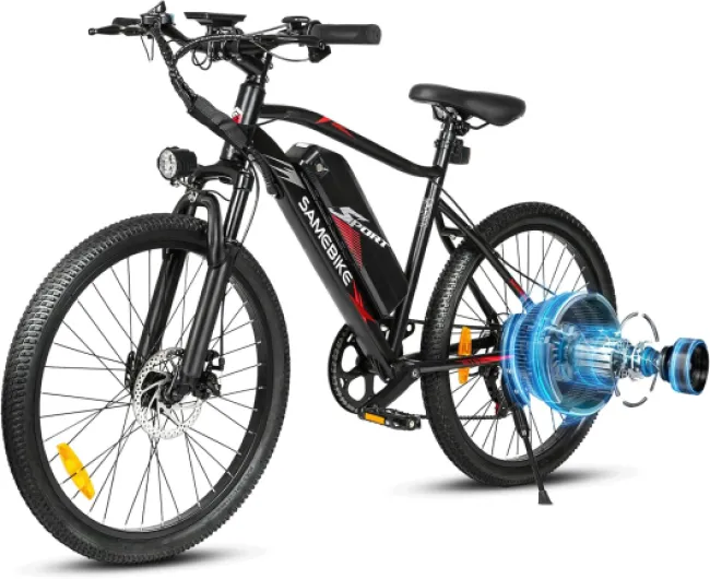 Electric Bike for Adults & Teens – 750W Motor 65Nm Torque, 48V 15Ah Removable Battery, Full Suspension, 3 Riding Modes, 5 PAS, Color Display, Lightweight A:500W EBIKE 36V 13Ah