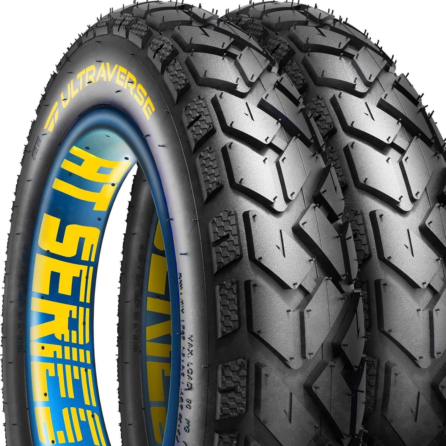 20x4 E-Bike Fat Tire - Robust, High-Performance 20inch Fat Tyre for MTB and Ebikes, Durable All-Terrain Directional Tread, Superior Density for Street & Trail Adventures-2 Unit 20x4.0 2 Unit Pack