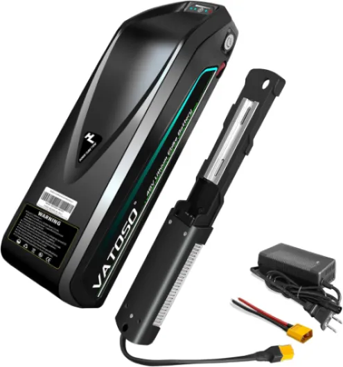 48V Lithium Ebike Battery, 12Ah/16Ah/20Ah, w/ 30A BMS, for Electric Bicycles & E-Motorcycles(100W-1500W), Includes 2A Charger XT60 Connector (48V12AH (with Charger))