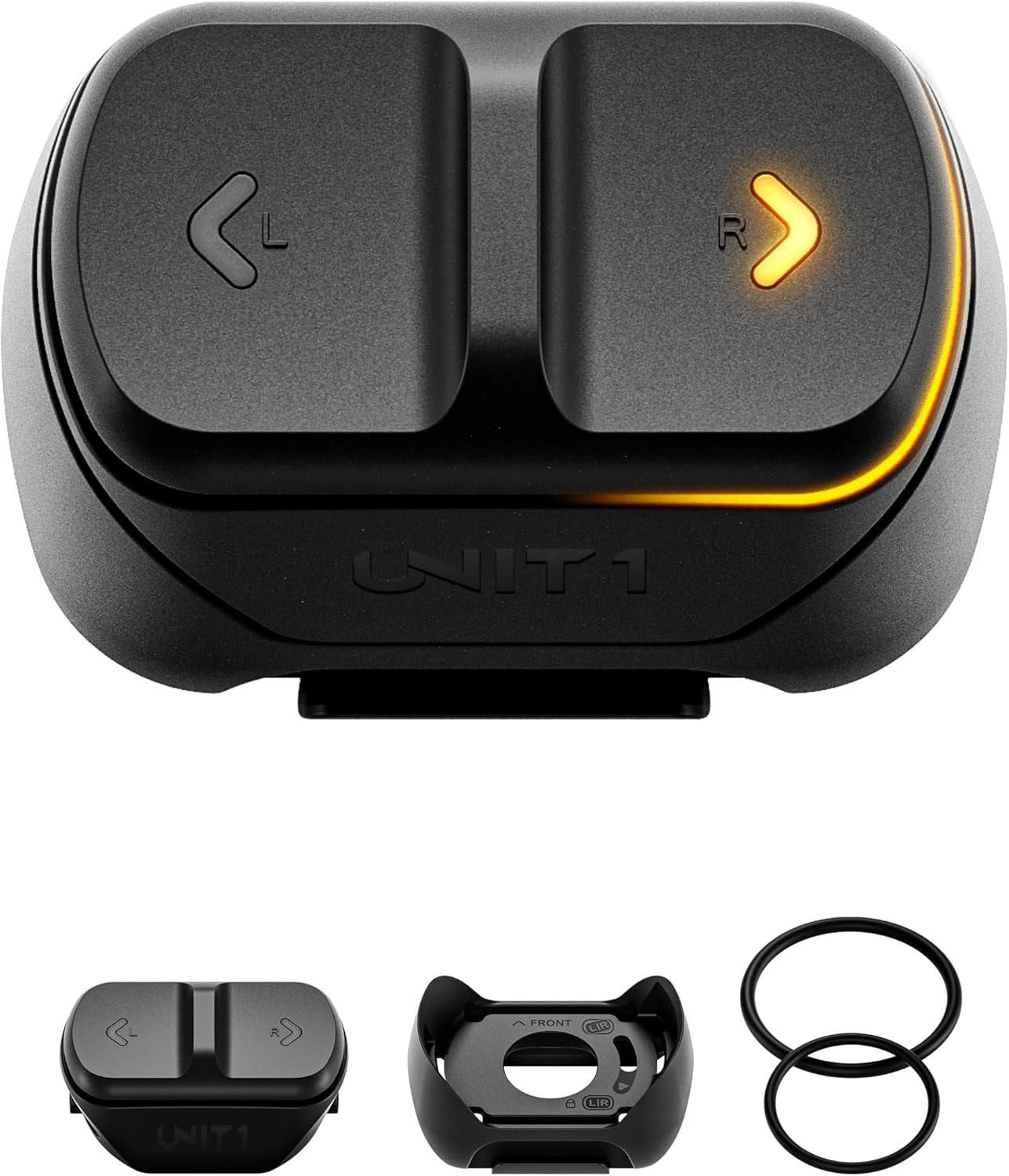 Turn Signals Remote - USB-C Rechargeable - Compatible with All U1 Devices - Magnetic Mount - Automatic Brake Lights & Turn Signals - iOS & Andrioid App-Connected - Handlebar Controller