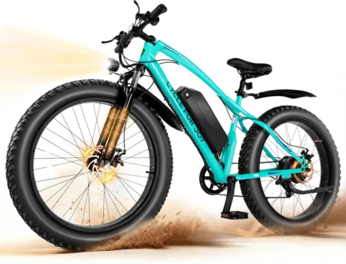 Electric Bike for Adults 70Miles 28 MPH,1500W Peak Brushless Motor, 48V 10.4Ah Removable Battery Ebike,Shimano 7 Speed / 26" Fat Tire/Dual Disc Electric Mountain Bikes(TUV & UL2849)