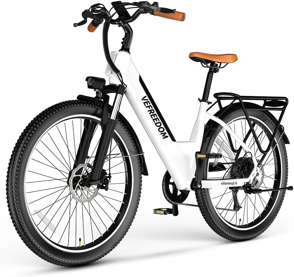 1000W/1500W Peak Electric Bike for Adults,up 80 Miles Removable Battery Ebike, 26/24''" UL Certified Electric Mountain E Bike,Adult Electric Bicycles for Commute Beach Snow Whites Standard