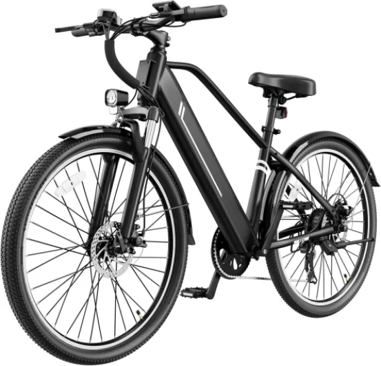 Electric Bikes for Adults, Peak 1000W Electric Bike, 26" Ebikes for Adults with 375Wh Removable Battery, 25 MPH & 40 Miles Long Range Bicycles, Commuter Ebike for Men/Women, UL Certified Black