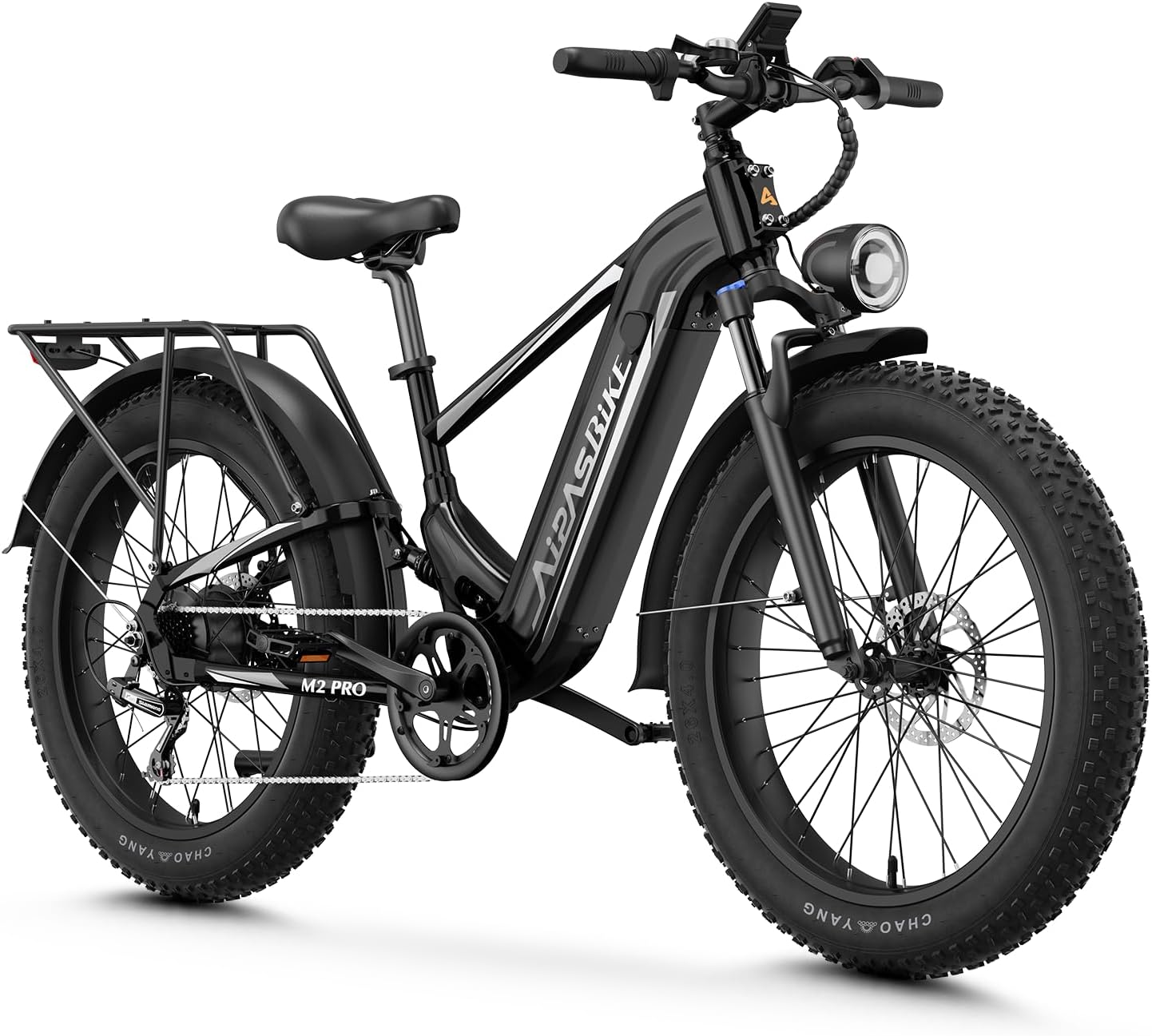 LEONX M2 Pro Electric Bike,1800W Motor Electric Bike for Adults, 26'' x 4.0'' Fat Tire Ebike with 48V 17.5AH Battery, 36MPH 85Miles Long Range Electric Mountain Bike, Up to 110 Nm Black Standard