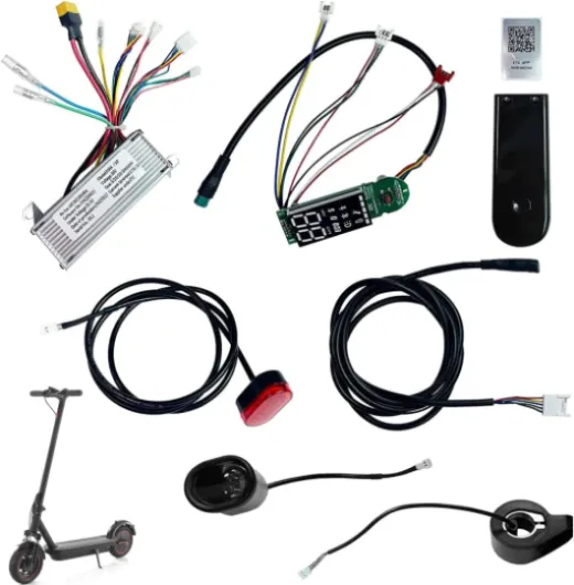 Scooter Controller 350W 36V 17A Original Tuya APP Scooter Controller Bluetooth Hoverboard for 10 Inch Max Speed 40 Km/h, Black