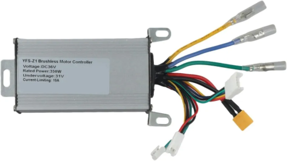 36V 350W 15A Electric Scooter Controller Scooter Brushless Controller Intelligent Brushless Motor Controller Aluminium Alloy E-Bike Brushless Motor Controller For Electric Bicycle Scooter