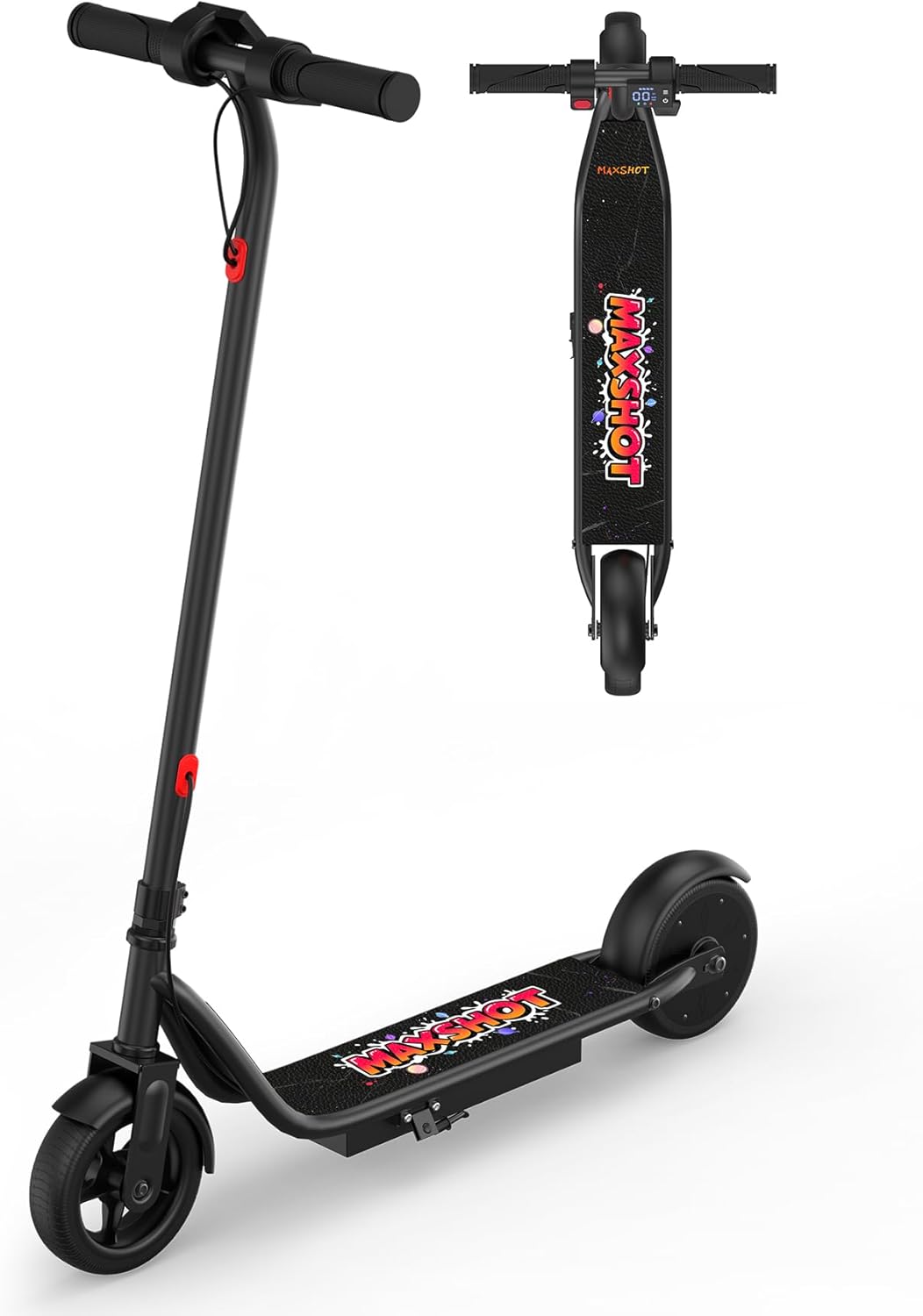 Electric Scooter, 8.5" /10" /14" Tire, 16/19/22 Mph Top Speed, 12/16/21/27/28/49/50 Miles Long Range, Folding Escooter for Adults and Kids with Seat Bag, Dual Braking, Dual Suspension, App 6.5“-10MILES-250W