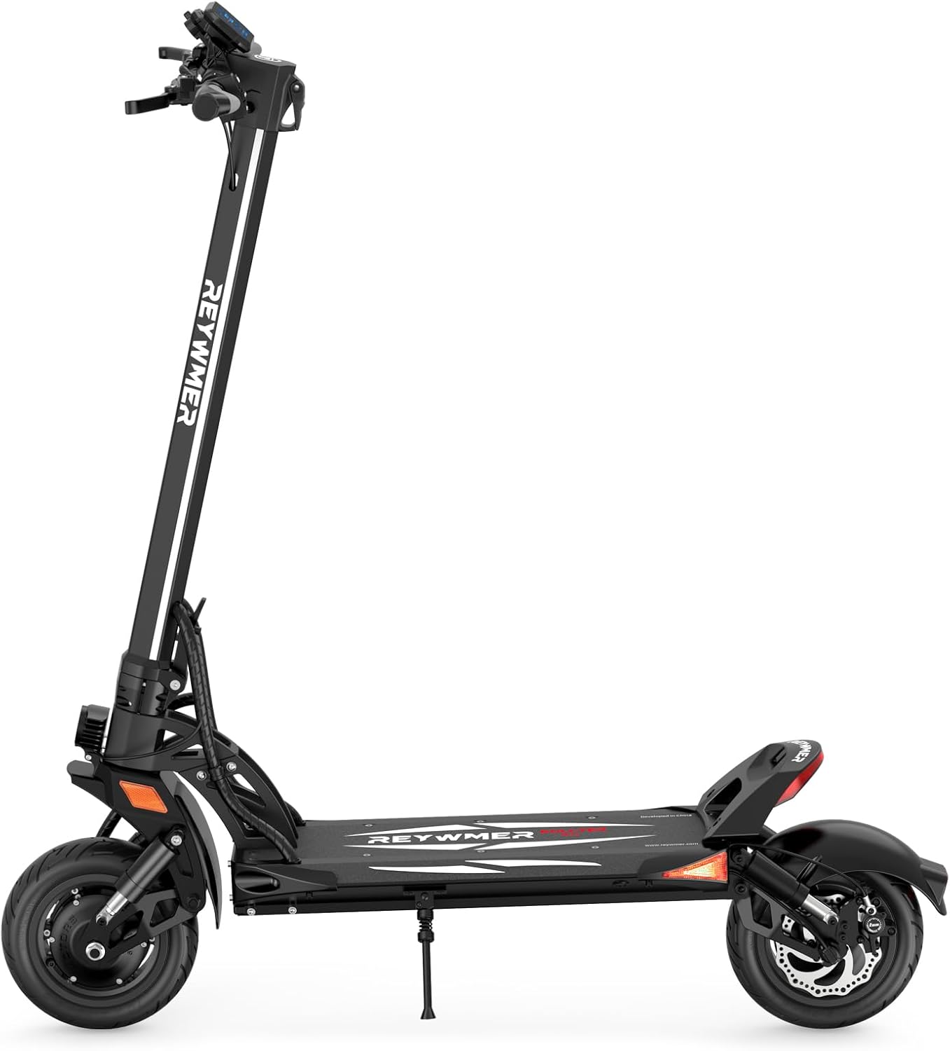 Electric Scooter, 60V 23.4AH, 50MPH Top Speed 50 Mile Range, Dual Motor(Peak 5600W), 10" Off-Road Tires, Dual Suspension, 360° LED Lights, Foldable Commuting & Off-Road Scooter, High Load Capacity