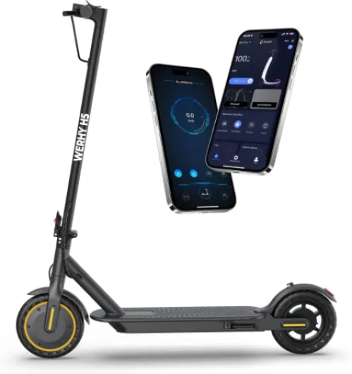 8.5''/10'' Electric Scooter, 350W/500W Motor, Top Speed 19/22 mph, Max 28/23/16Miles Ranges, Foldable E Scooter for Adults 8.5"-15Miles-Yellow-19Mph