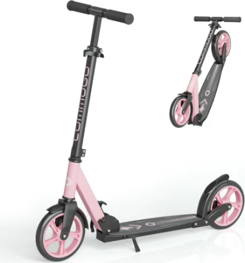 Kick Scooter for Kids 5-12, Teens, Foldable Lightweight Adult Scooter with 8 Inch Wheels, Max Load 240 LBS, Gift for Childs