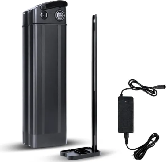 48V 36V E-Bike Battery, Silver Fish Lithium Batteries 30A BMS, Safe Lock, Led Indicator Light for Controller 200W-1000W Motor (48V 15AH)