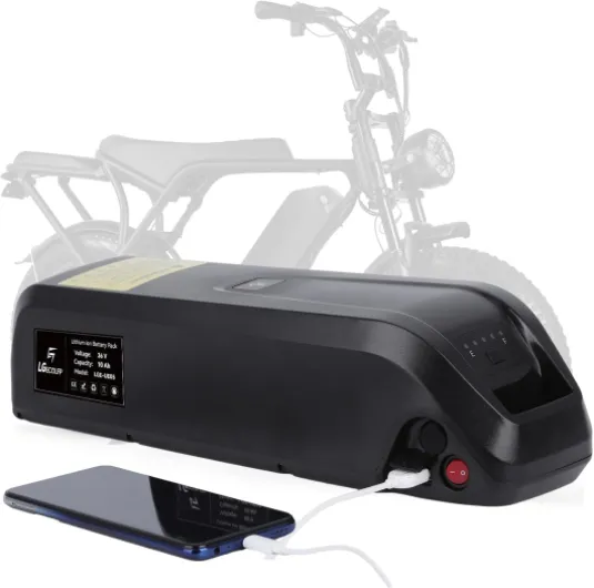 36V 48V 52V Ebike Battery, 15Ah 20Ah Electric Bike Lithium Battery Ebike Battery for 0-1200W Electric Bike with 3A Fast Charger and BMS, LED Battery Indicator, Safety Lock 36V 10AH(USB,0-750W)5Pin Base&XT60