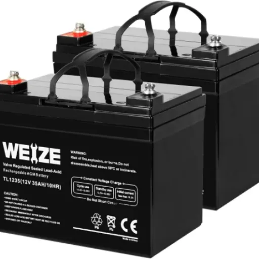 WEIZE 12V 35AH Deep Cycle Battery Review: solid workhorse for scooters, chairs and small RV setups