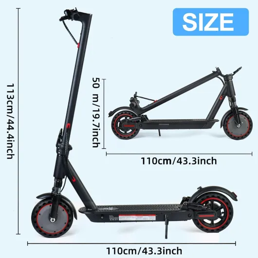 Adult Folding Electric Scooter,10.4Ah Battery, Front and Rear Cushioning,25-35km Range 35Km Range-Dual Suspensions