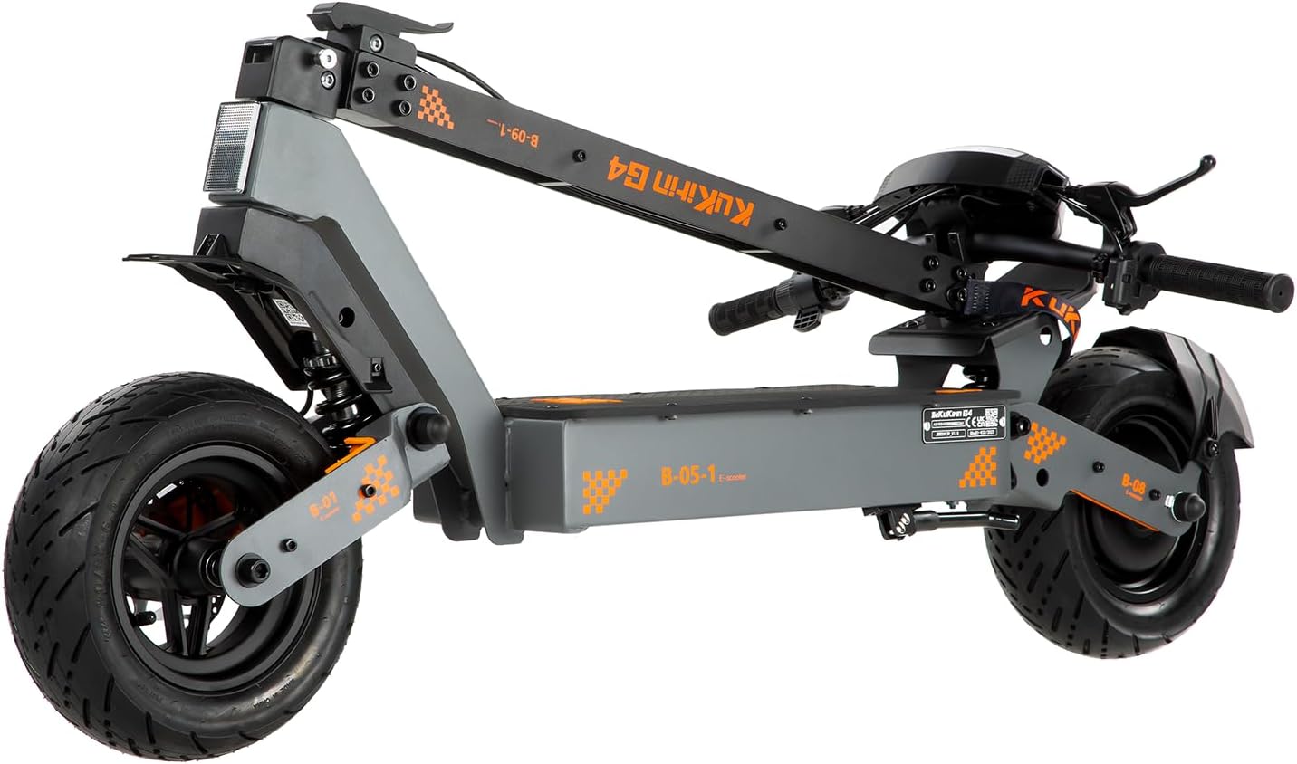 G4 Electric Scooter for Adults, Long Range Foldable E Scooter, 75km Range, 60V 20Ah Battery, 11-Inch Tubeless Tyres, Dual Disc Brakes, Touch Display, IP54 Water Resistant, EN17128