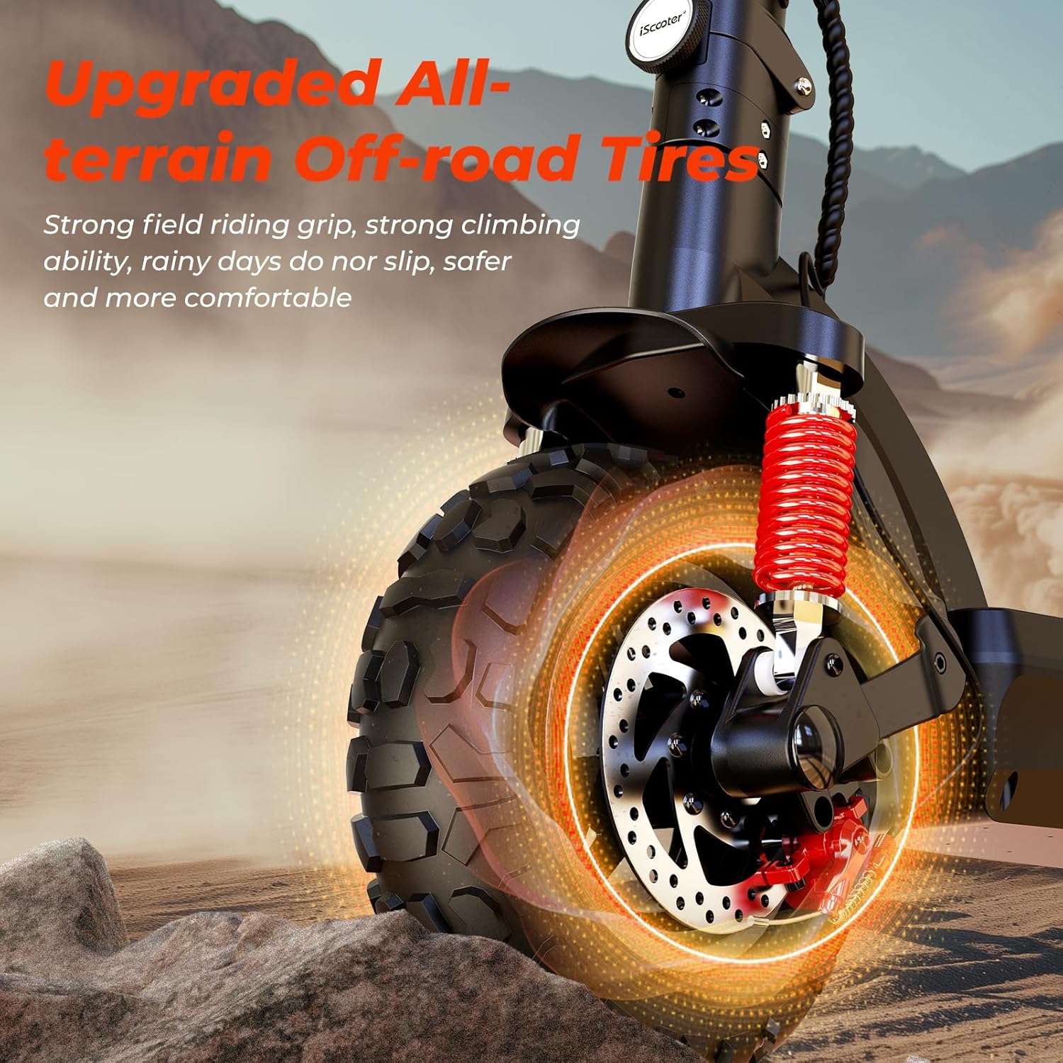 Electric Scooter for Adults, 11" Off-Road Pneumatic Tires, 60KM Range, 840WH Battery, 500W Motor, Foldable E Scooter, Dual Brakes Dual Suspension, 3 Speed Modes NFC Start Waterproof Bag