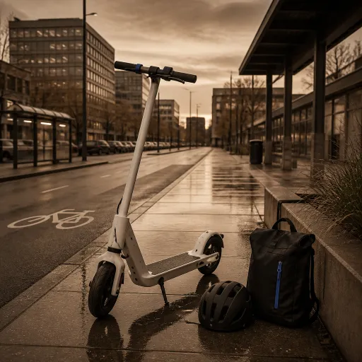 How a white electric scooter reshapes daily commuting for adults and teens